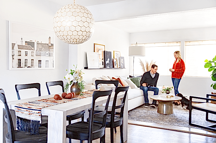 This Newlywed Home Marries Styles for a Chic Parisian Farmhouse Vibe